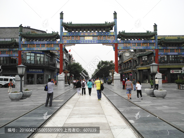 北京前門大街正陽(yáng)橋五牌樓