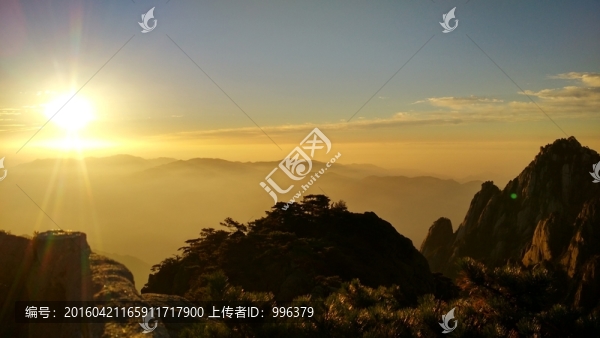 安徽黃山日出