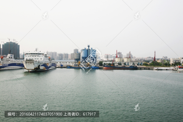 海港,碼頭,船,大海