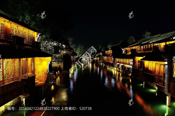 烏鎮(zhèn),西柵,夜景