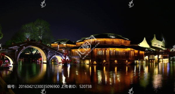烏鎮(zhèn),西柵,夜景