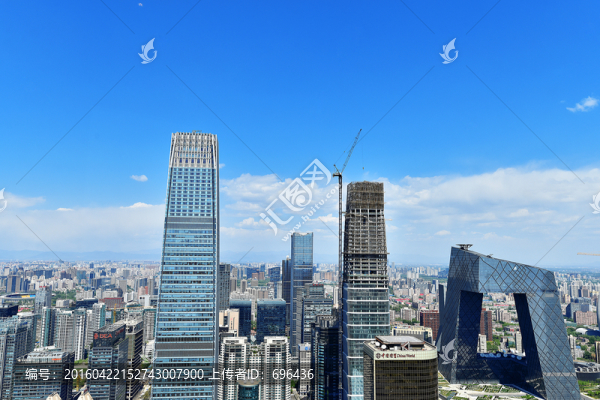 俯瞰北京CBD