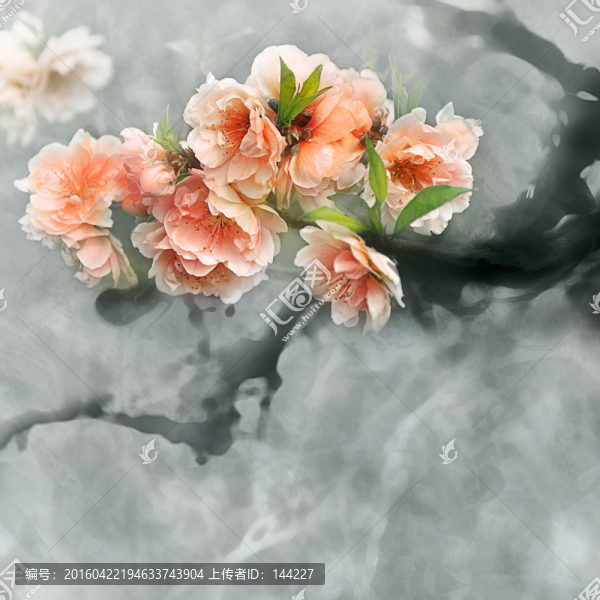寫意夢幻桃花
