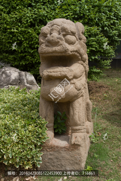 西安唐苑,石雕,獅子