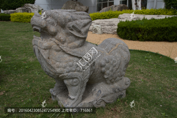 西安唐苑,石雕,獅子