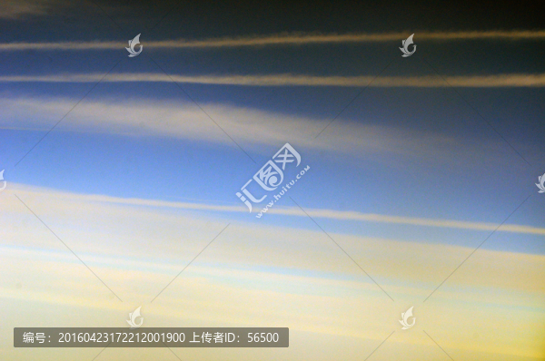 航拍云彩