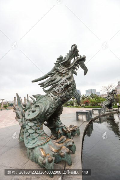 巨龍雕塑,城市雕塑,深圳龍崗