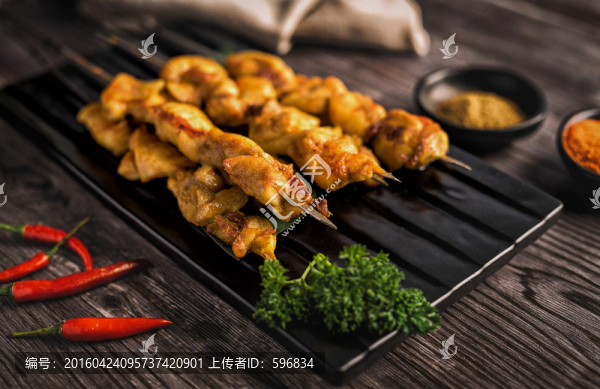 燒烤雞肉串