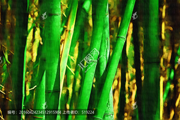 風(fēng)景畫,竹子,TIF無分層