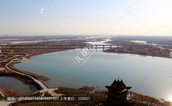 黃河樓上看黃河