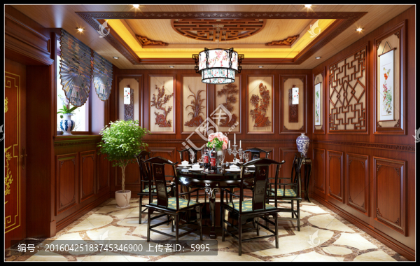 中式整木餐廳