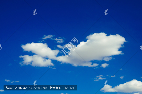 藍(lán)天白云素材