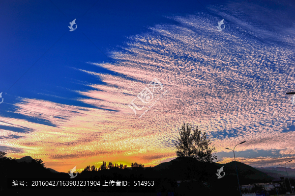 晚霞