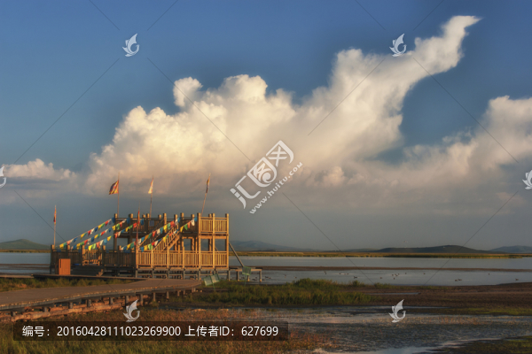 若爾蓋花湖風光