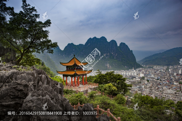 山,亭子系列