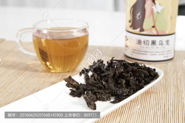油切黑烏龍茶湯和茶后
