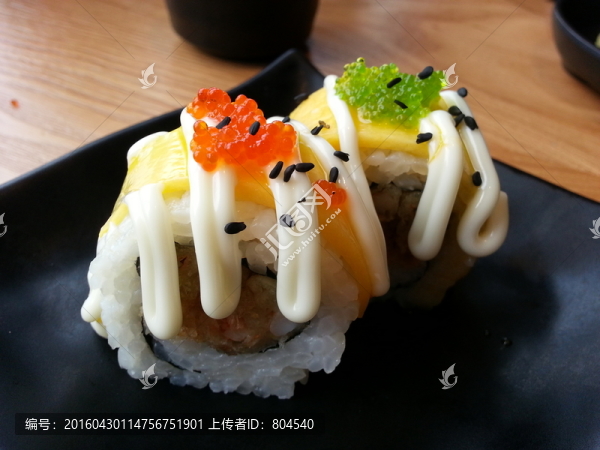 蟹子香芒卷
