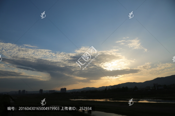 洛河夕照
