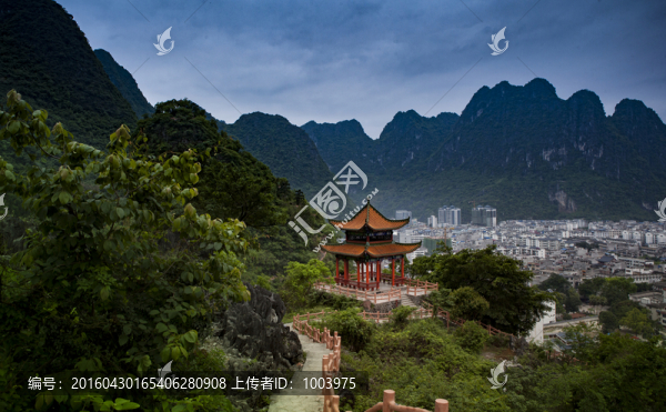 山,亭子系列
