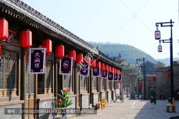 古街,仿古建筑