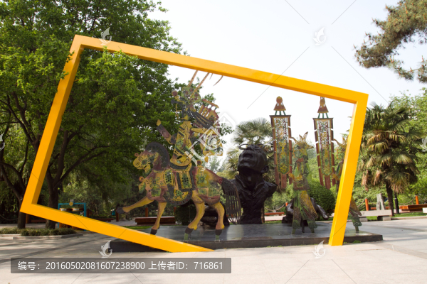 陜西戲曲大觀園,皮影,雕塑