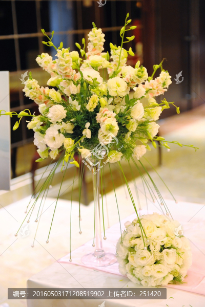 桌花,花球,婚禮現(xiàn)場