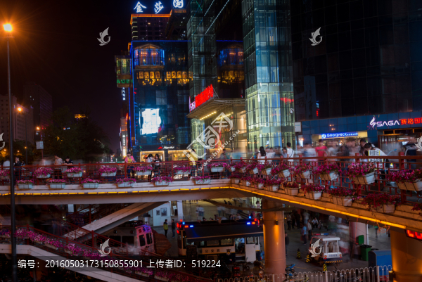 西安小寨夜景