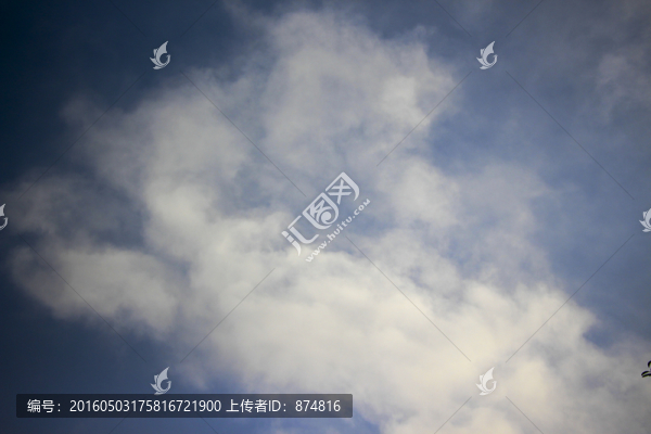 藍天,白云