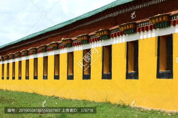 阿壩各莫寺院墻