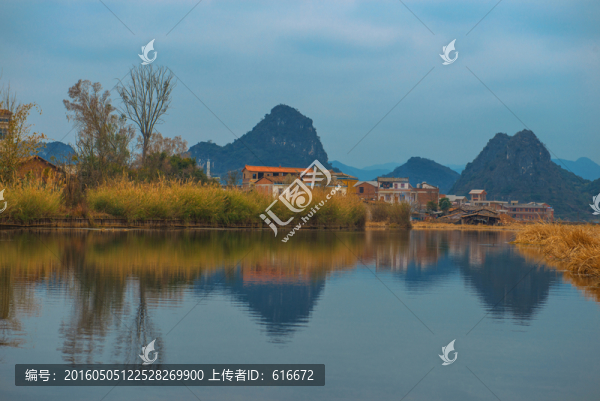 普者黑山水田園風(fēng)光