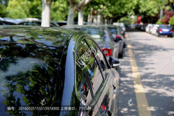 轎車,路邊車輛