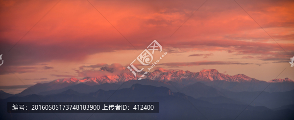 西嶺千秋雪全景圖