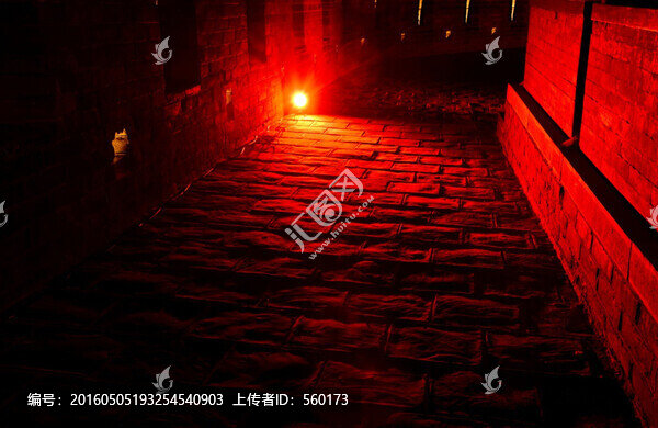 紅色長(zhǎng)城道路
