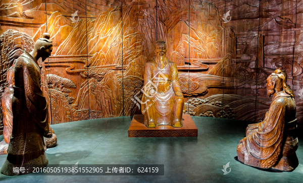 孔廟和國子監(jiān)博物館孔子授課模型