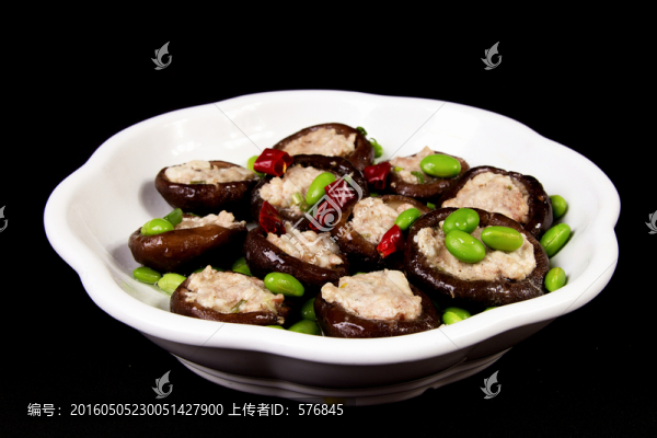 青豆香菇