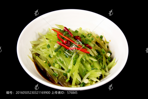 涼拌萵筍絲