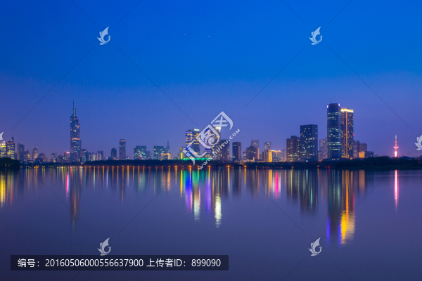 南京玄武湖夜景