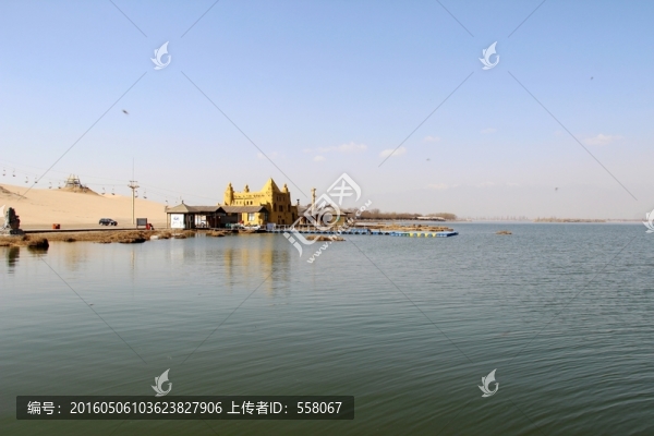 銀川沙湖風光