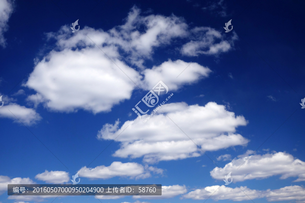藍天白云