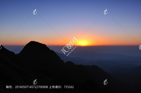 江西武功山日出