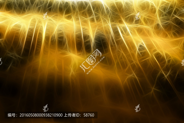 電腦畫,森林朝陽