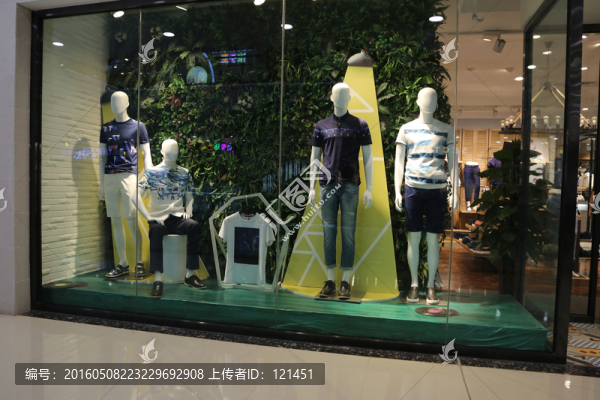 櫥窗,專賣店櫥窗,服裝店