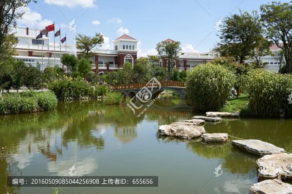 度假村水景