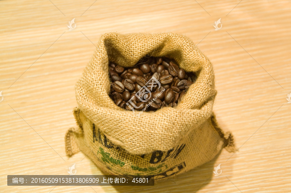 麻袋咖啡豆