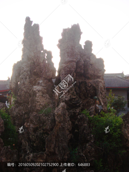 假山,園林,中式建筑,皇家園林