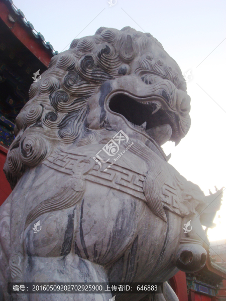 石獅子,雕刻