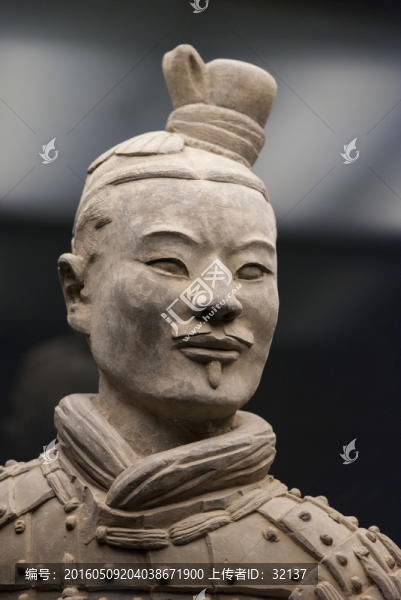 秦始皇陵兵馬俑人頭像