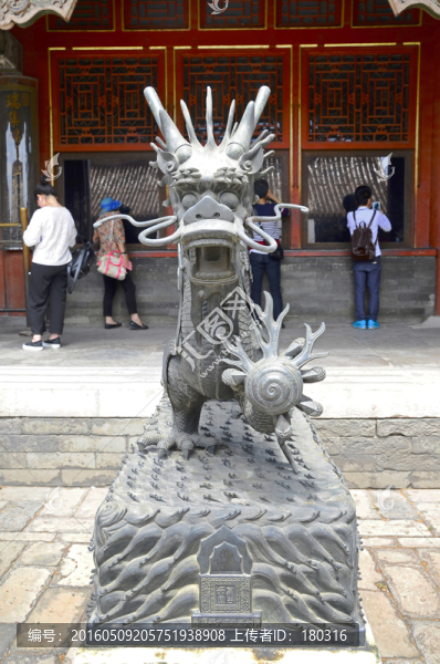 故宮銅雕龍