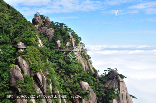 江西三清山風光