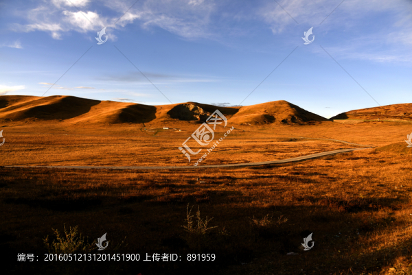 若爾蓋大草原及高原公路風光